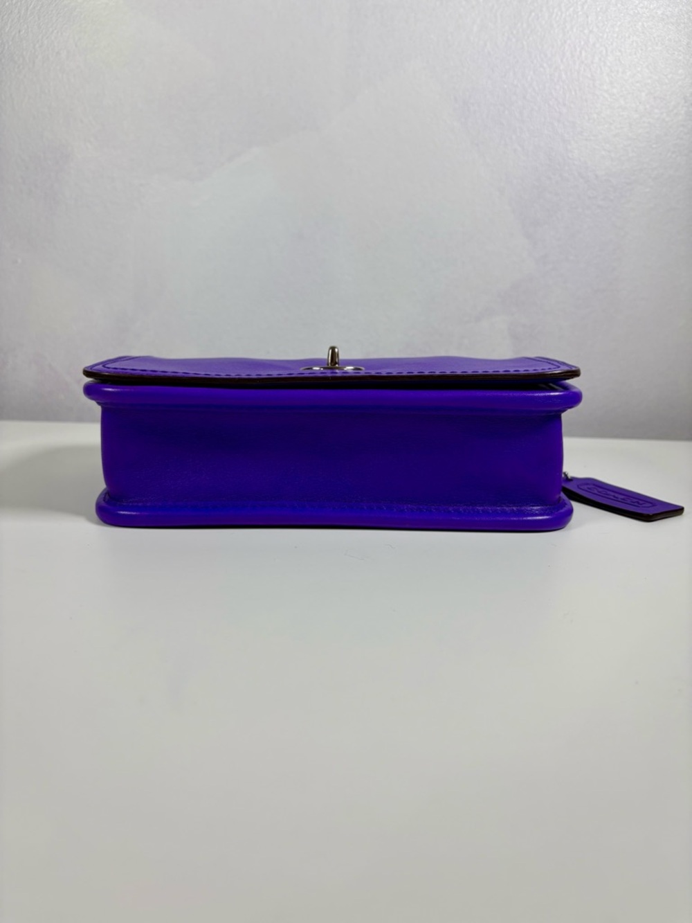 Coach Legacy Crossbody Bag #19914 Penny Ultraviolet Purple - Picture 4 of 9